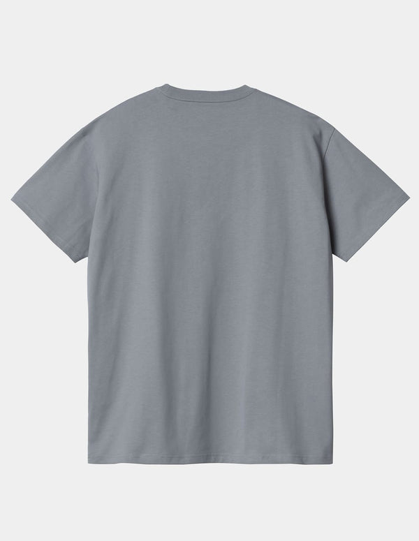 Camiseta Carhartt WIP Chase Gris Hombre