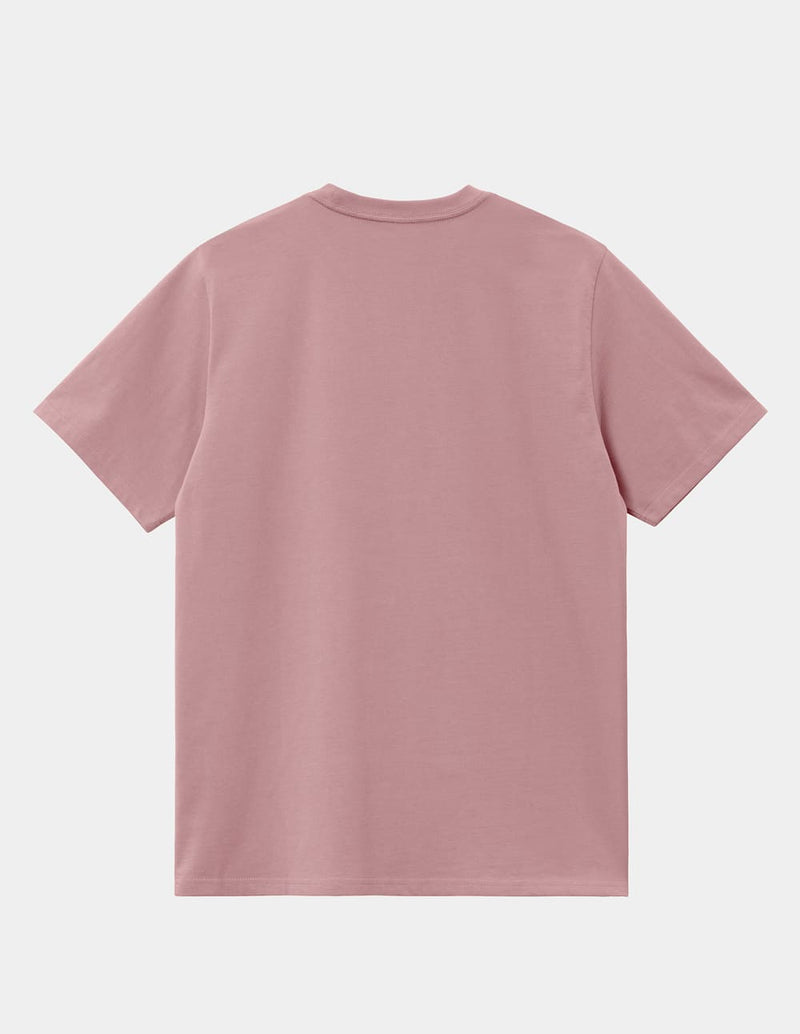 Camiseta Carhartt WIP Chase Rosa Hombre