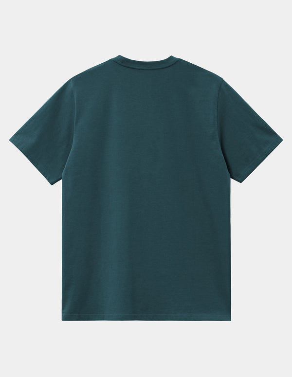 Camiseta Carhartt WIP Chase Azul Hombre