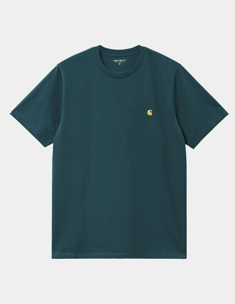 Camiseta Carhartt WIP Chase Azul Hombre