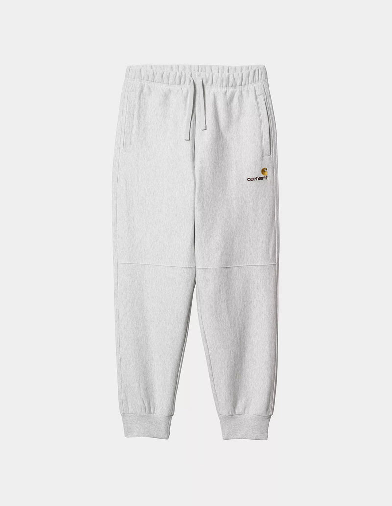 Pantalón Carhartt WIP American Script Gris Hombre