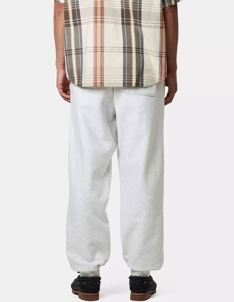 Pantalón Carhartt WIP American Script Gris Hombre