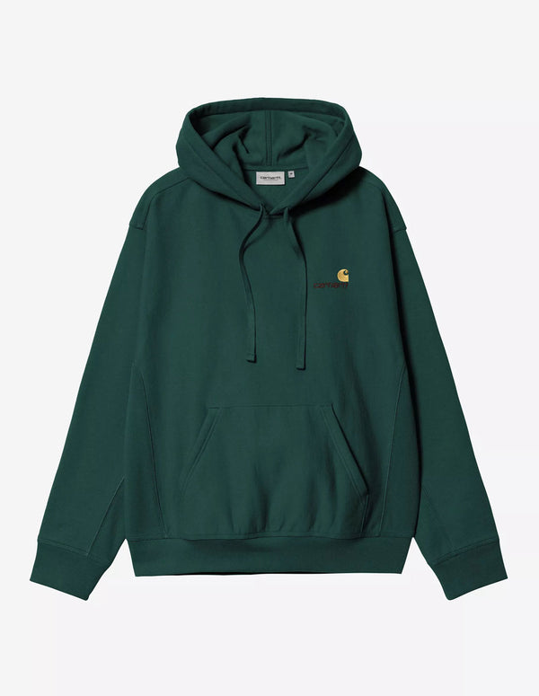 Sudadera con Capucha Carhartt WIP American Script Verde Hombre