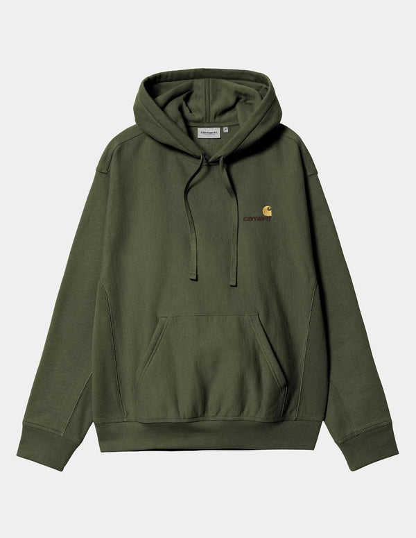 Sudadera con Capucha Carhartt WIP American Script Verde Hombre