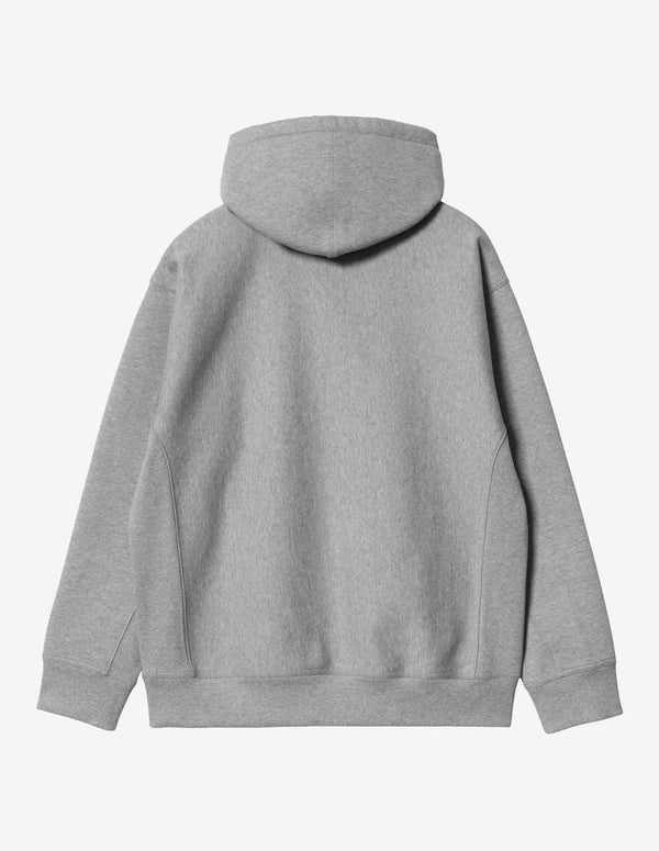 Sudadera con Capucha Carhartt WIP American Script Gris Hombre