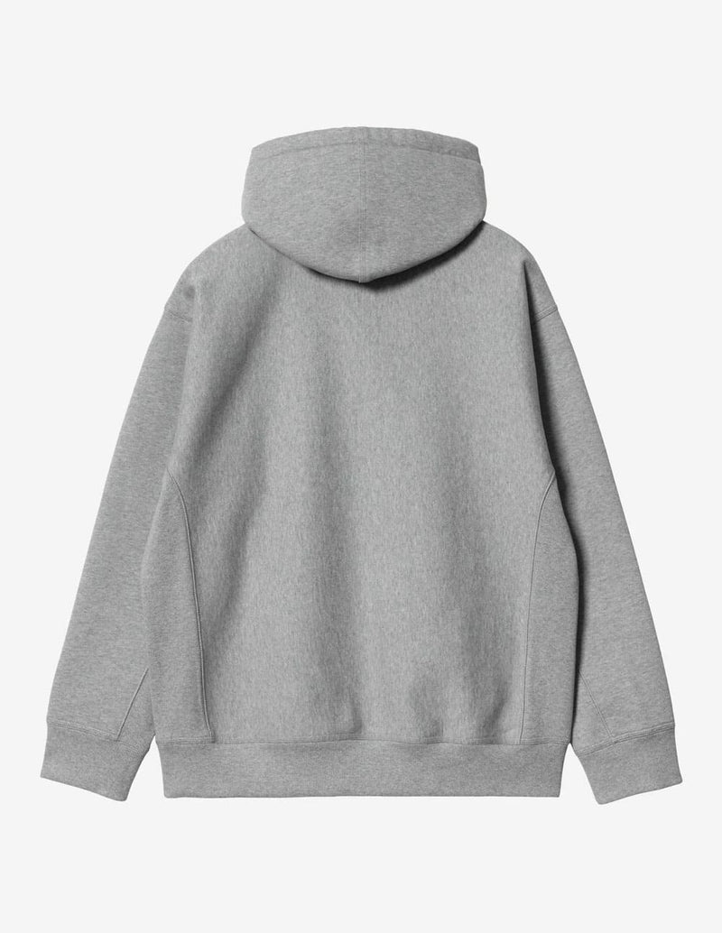 Sudadera con Capucha Carhartt WIP American Script Gris Hombre