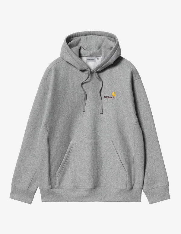 Sudadera con Capucha Carhartt WIP American Script Gris Hombre