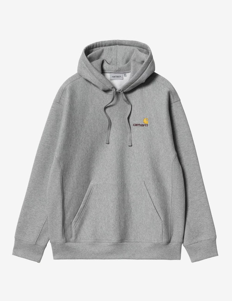Sudadera con Capucha Carhartt WIP American Script Gris Hombre
