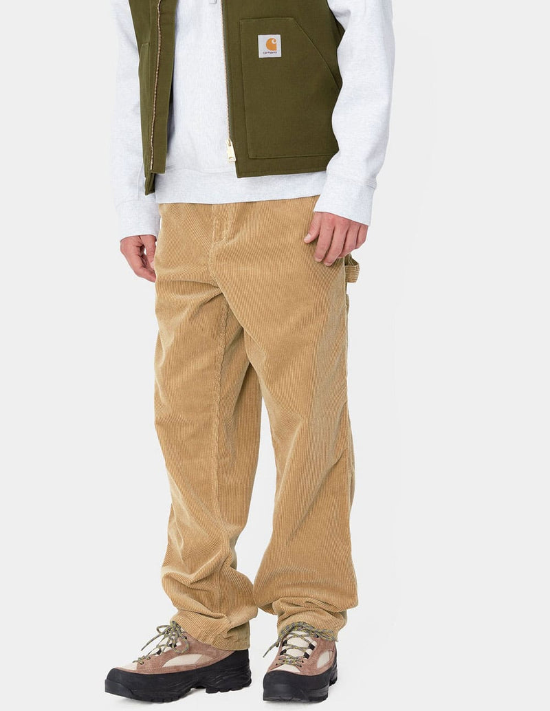 Pantalón Carhartt WIP Single Knee Marrón Hombre