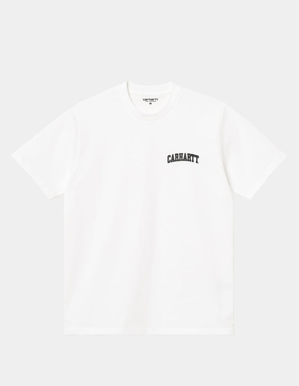 Camiseta Carhartt WIP University Script Blanca Hombre