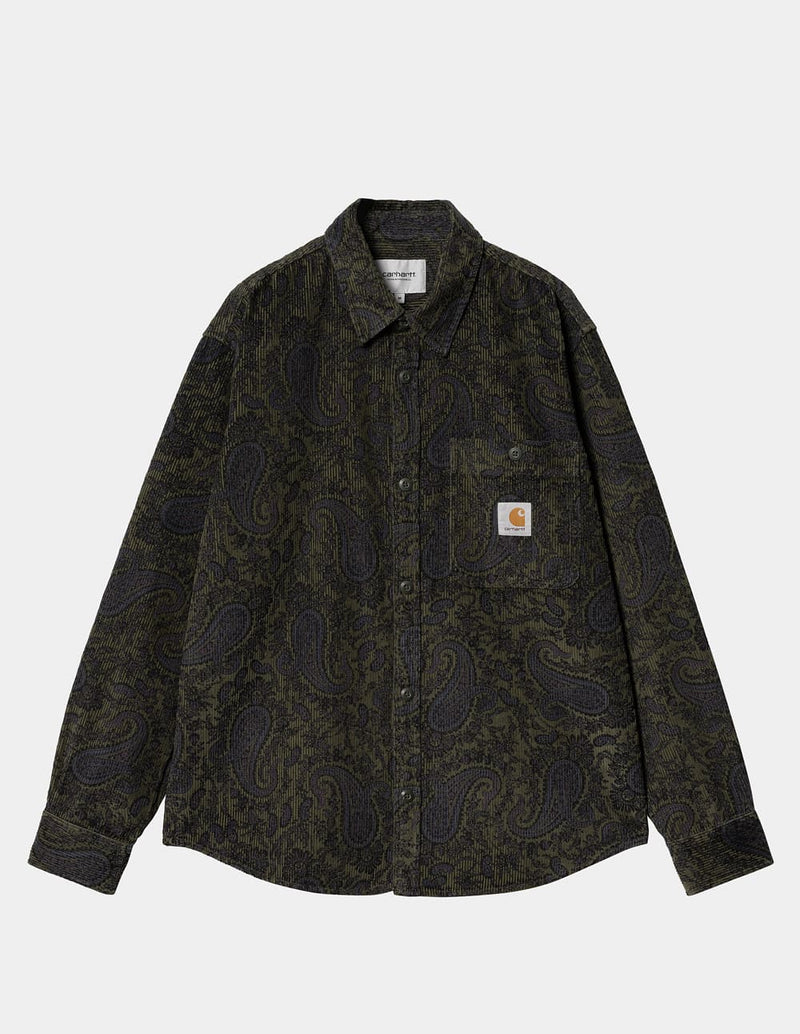 Camisa Carhartt WIP Flint Verde Hombre