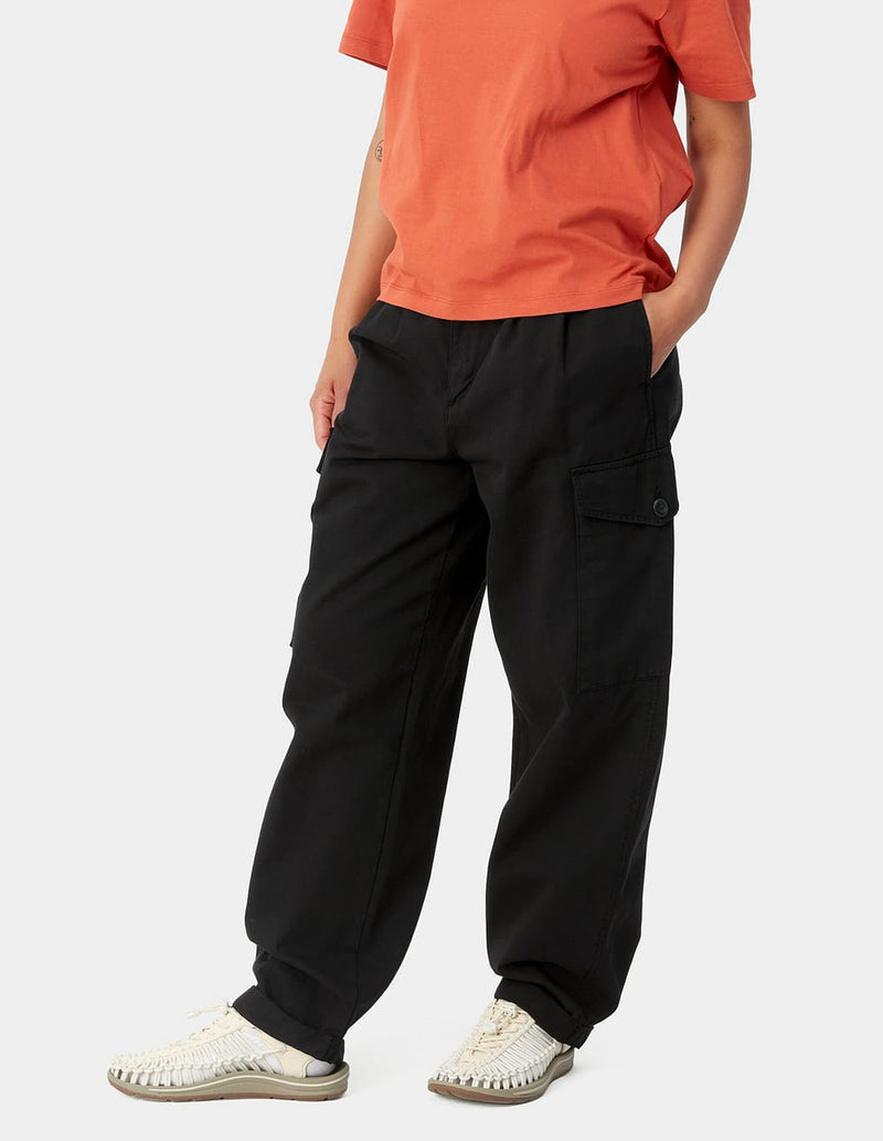 Pantalón Carhartt WIP Collins Negro Mujer