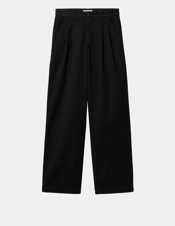 Pantalón Carhartt WIP Cara Negro Mujer