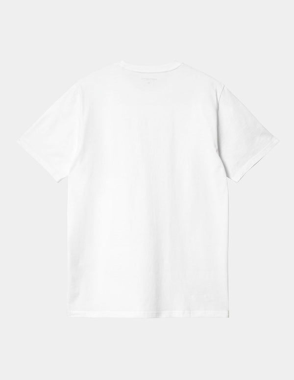 Camiseta Carhartt WIP Pocket Blanca Hombre