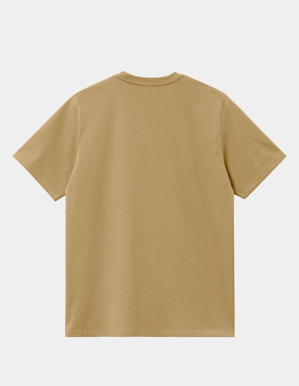 Camiseta Carhartt WIP Pocket Marrón Hombre
