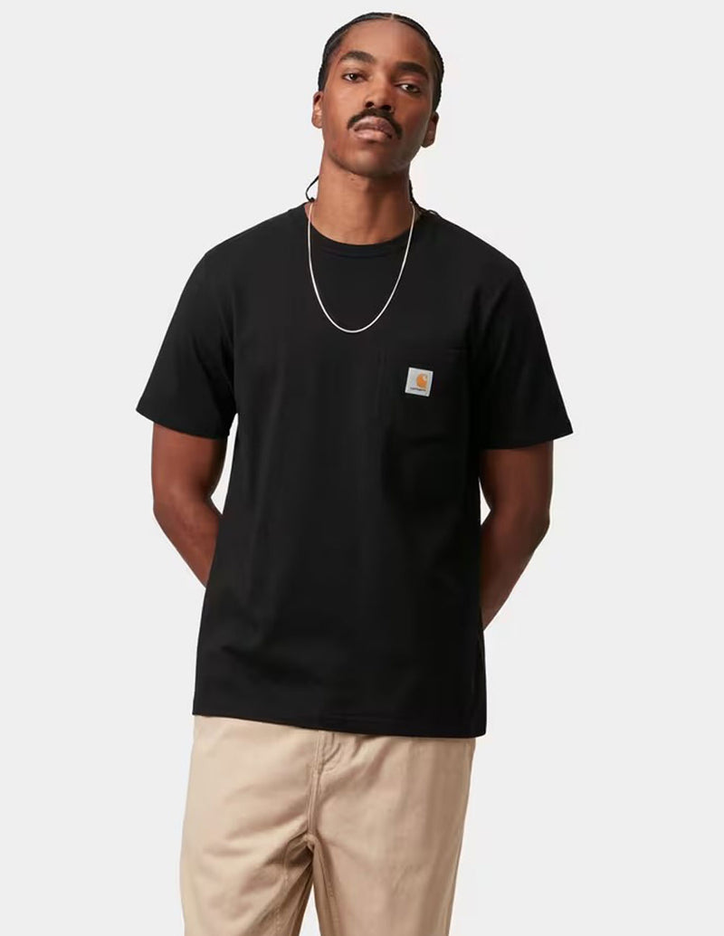 Camiseta Carhartt WIP Pocket Negra Hombre