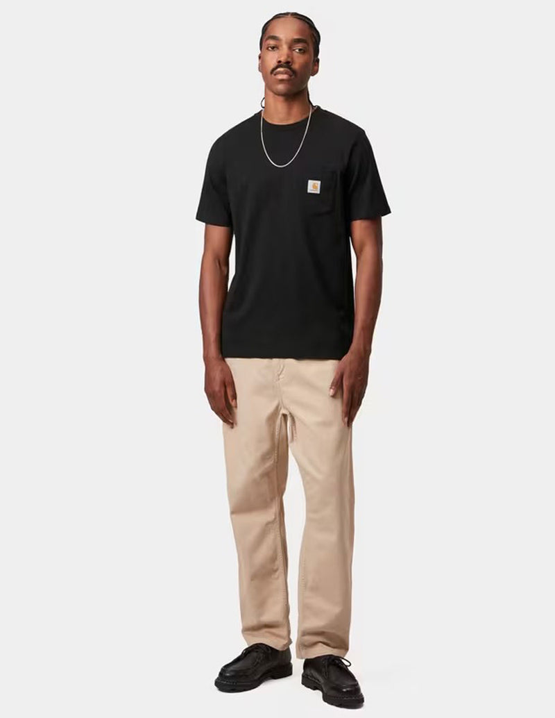 Camiseta Carhartt WIP Pocket Negra Hombre