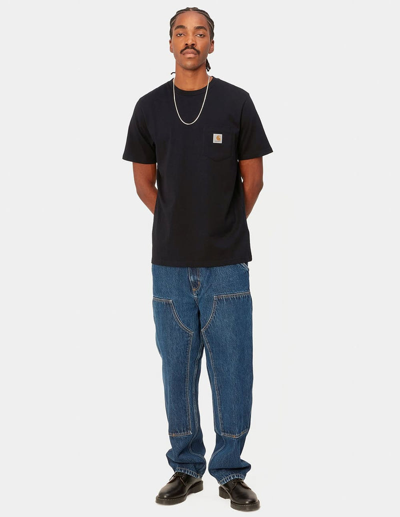 Camiseta Carhartt WIP Pocket Negra Hombre