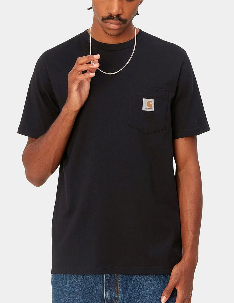 Camiseta Carhartt WIP Pocket Negra Hombre