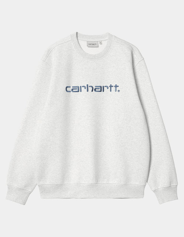 Sudadera Carhartt WIP con Logo Gris Hombre