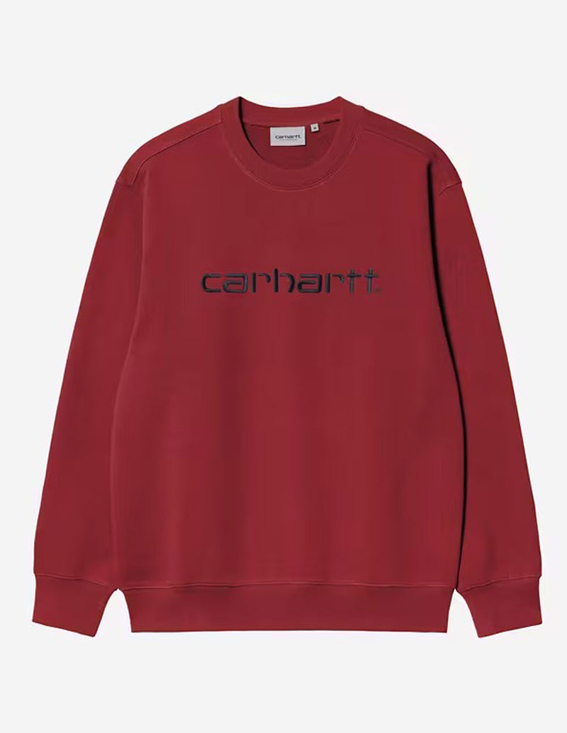Sudadera Carhartt WIP con Logo Roja Hombre