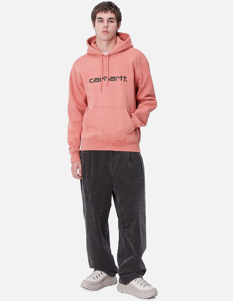 Sudadera con Capucha Carhartt WIP con Logo Rosa Hombre