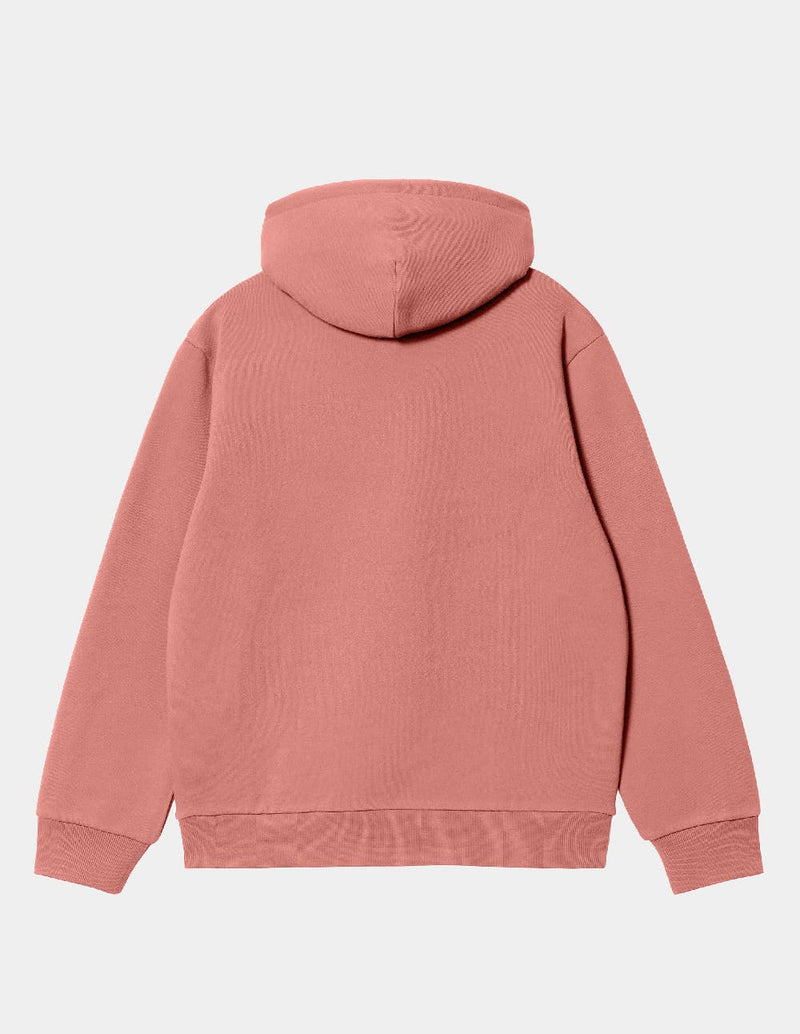 Sudadera con Capucha Carhartt WIP con Logo Rosa Hombre