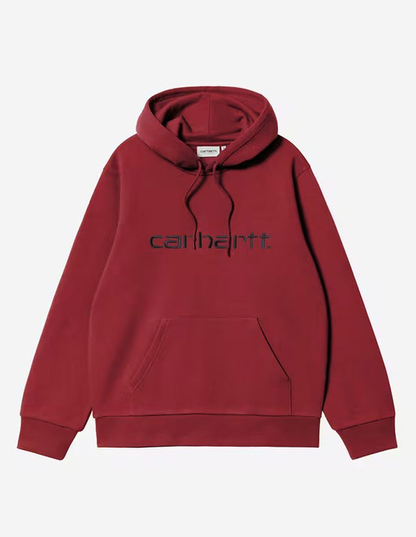 Sudadera con Capucha Carhartt WIP con Logo Roja Hombre