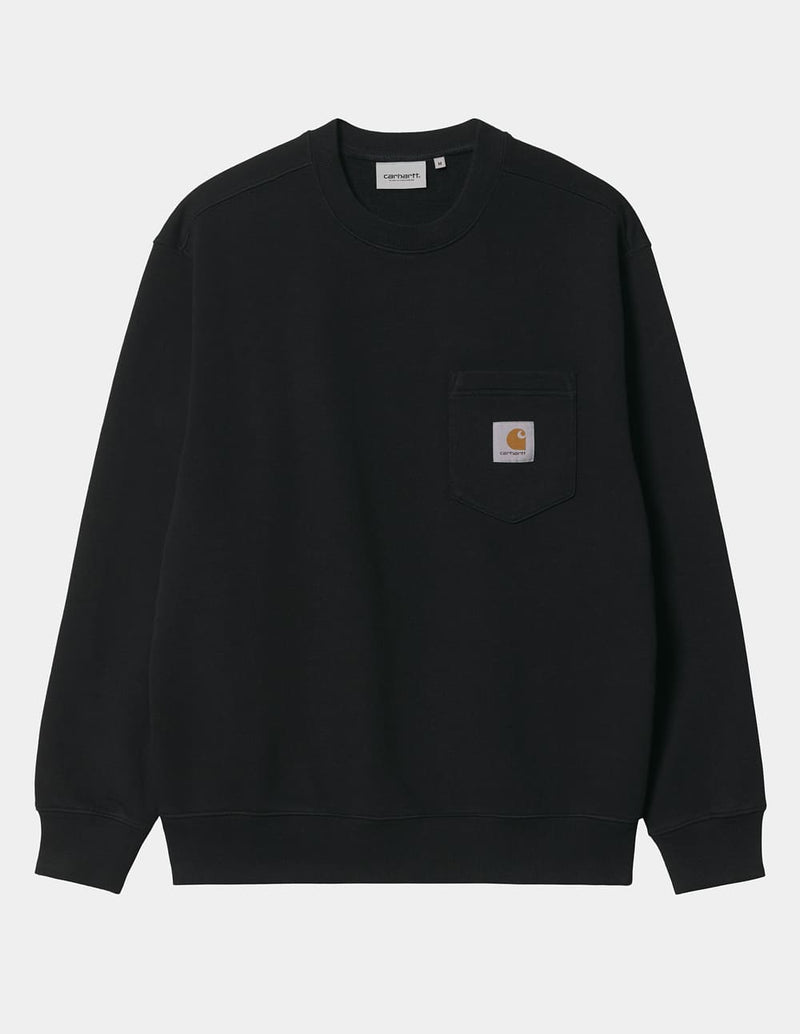 Sudadera Carhartt WIP Pocket Negra Hombre