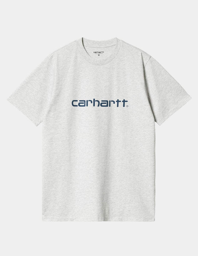 Camiseta Carhartt WIP Script Gris Hombre