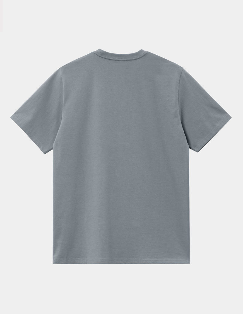 Camiseta Carhartt WIP Script Gris Hombre