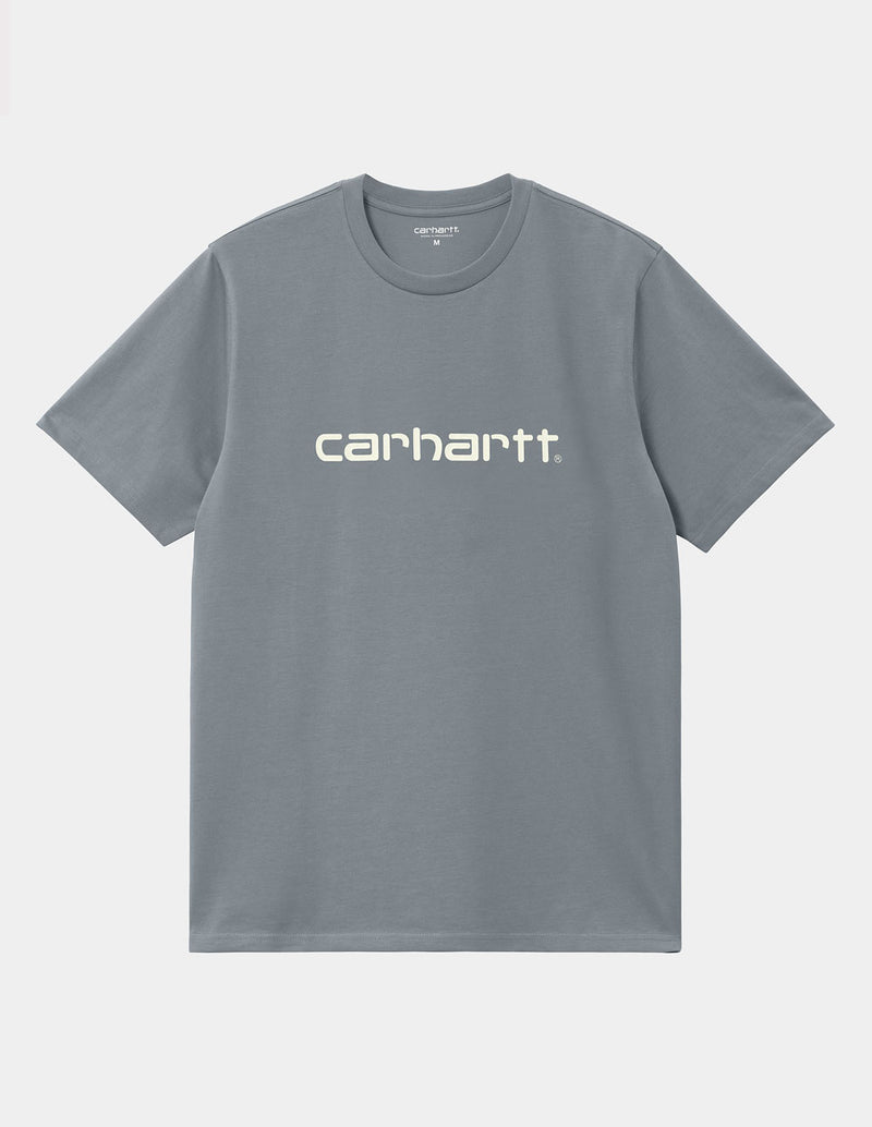 Camiseta Carhartt WIP Script Gris Hombre