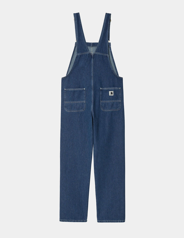 Pantalón Peto Carhartt WIP Bib Overall Straight Azul Mujer