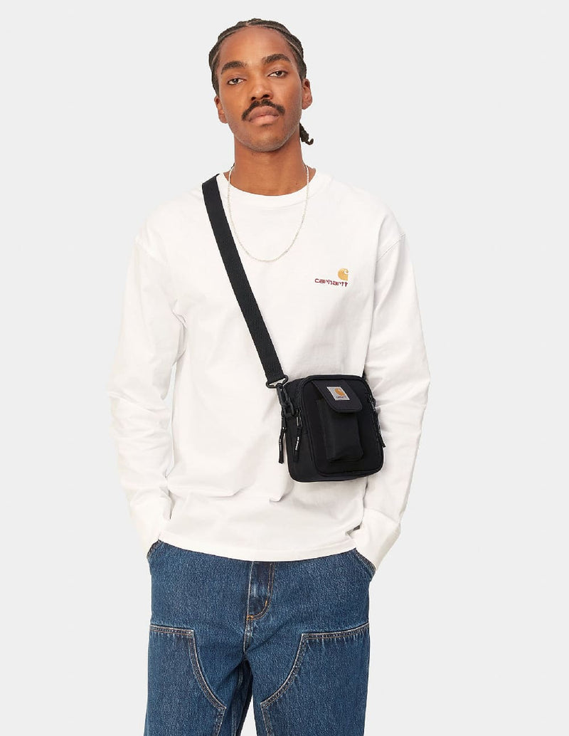 Bolso Carhartt WIP Essentials Negro Hombre 17 x 16 x 6