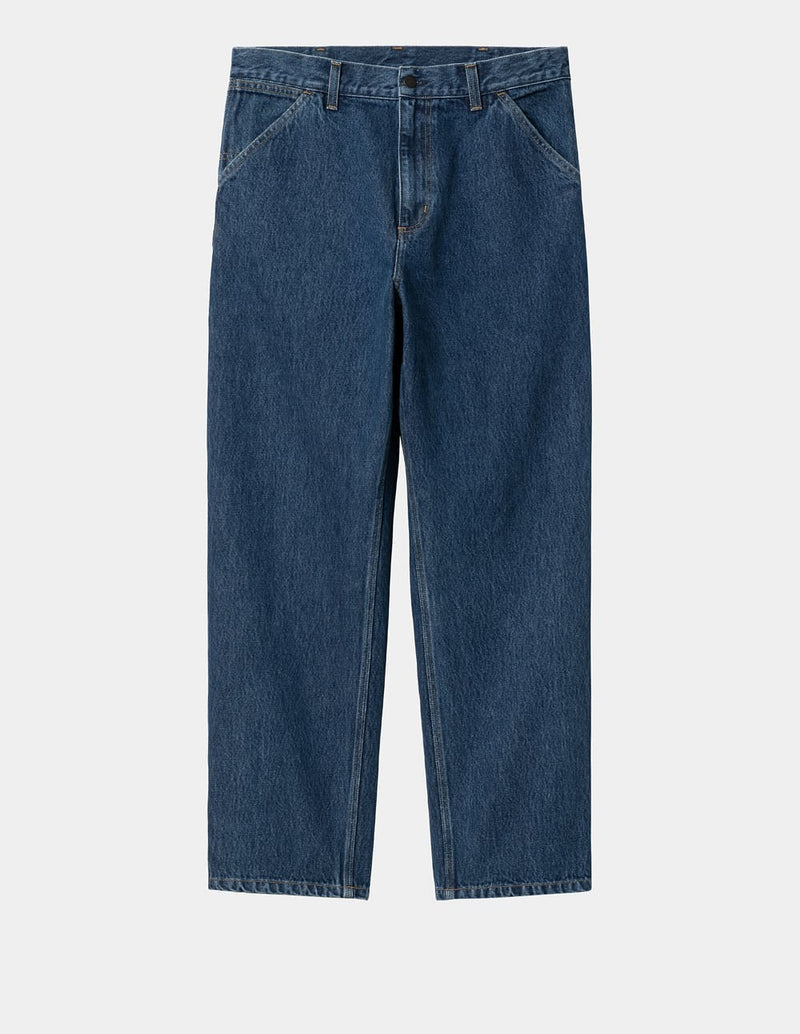 Pantalón Carhartt WIP Single Knee Azul Hombre