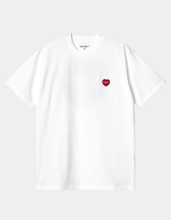 Camiseta Carhartt WIP Pocket Heart Blanca Hombre