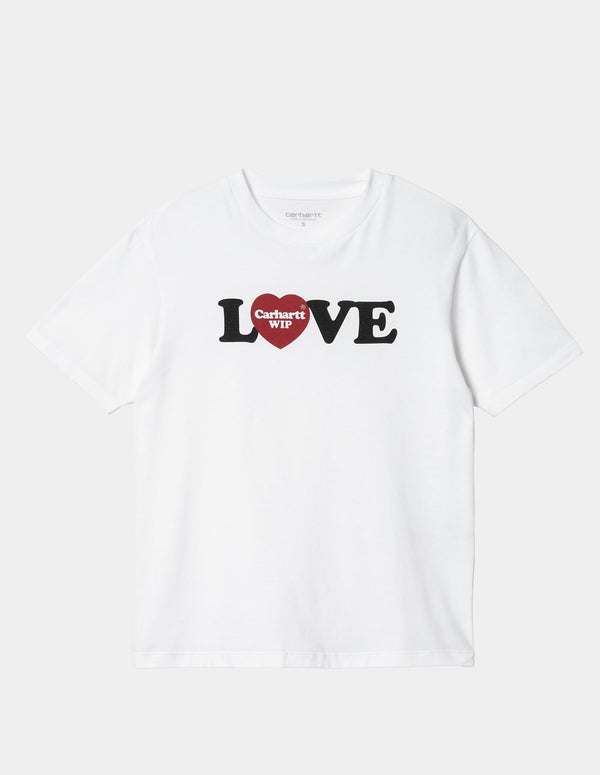 Camiseta Carhartt WIP Love Blanca Mujer