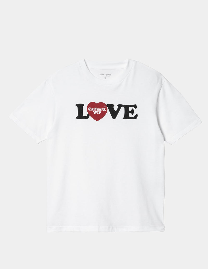 Camiseta Carhartt WIP Love Blanca Mujer