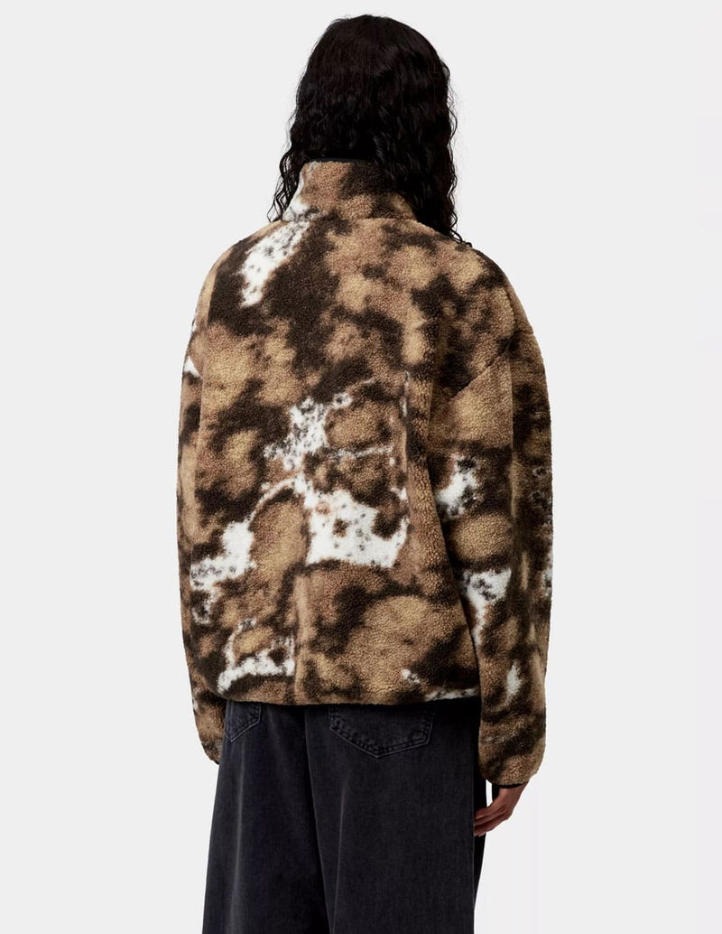 Forro Polar Carhartt WIP Elliot High Neck Marrón Mujer