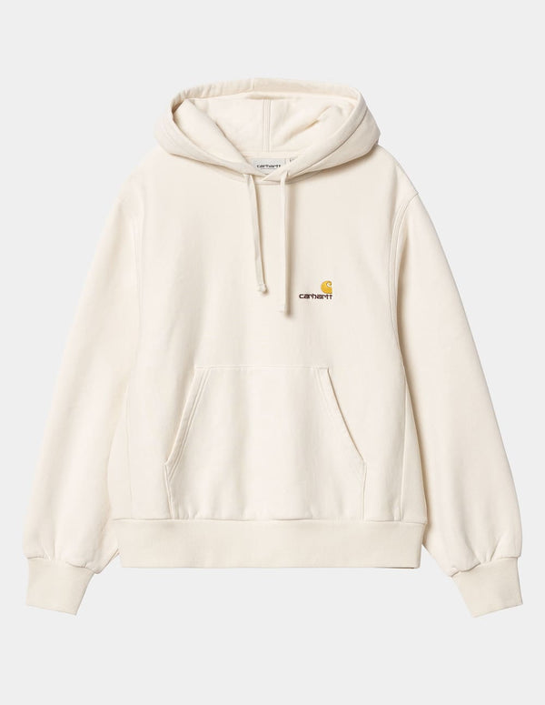 Sudadera con Capucha Carhartt WIP HD American Script Beige Mujer