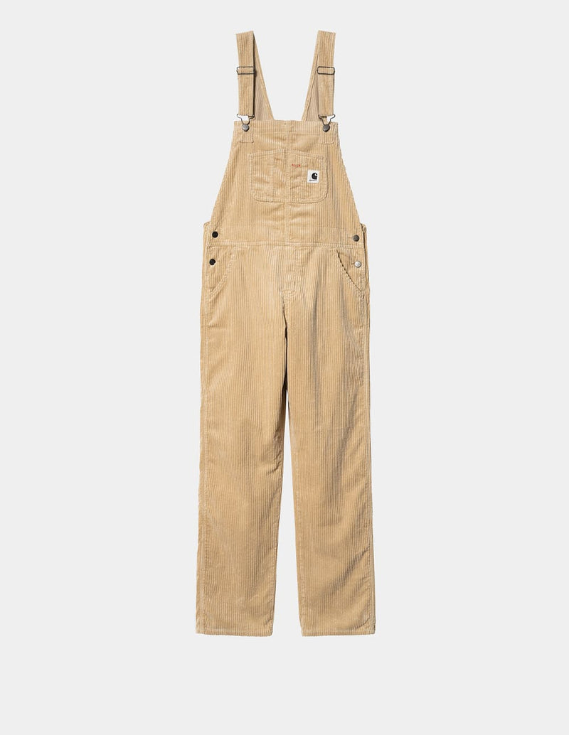 Pantalón Peto Carhartt WIP Bib Overall Straigt Beige Mujer