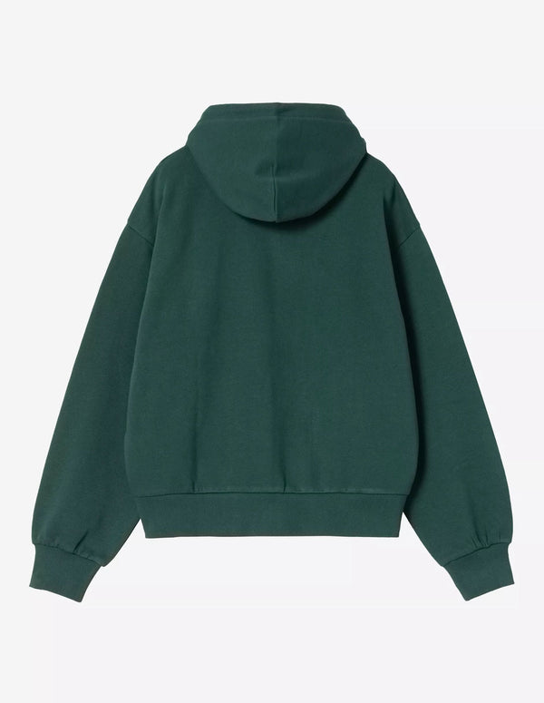 Chaqueta Carhartt WIP Casey con Capucha Verde Mujer