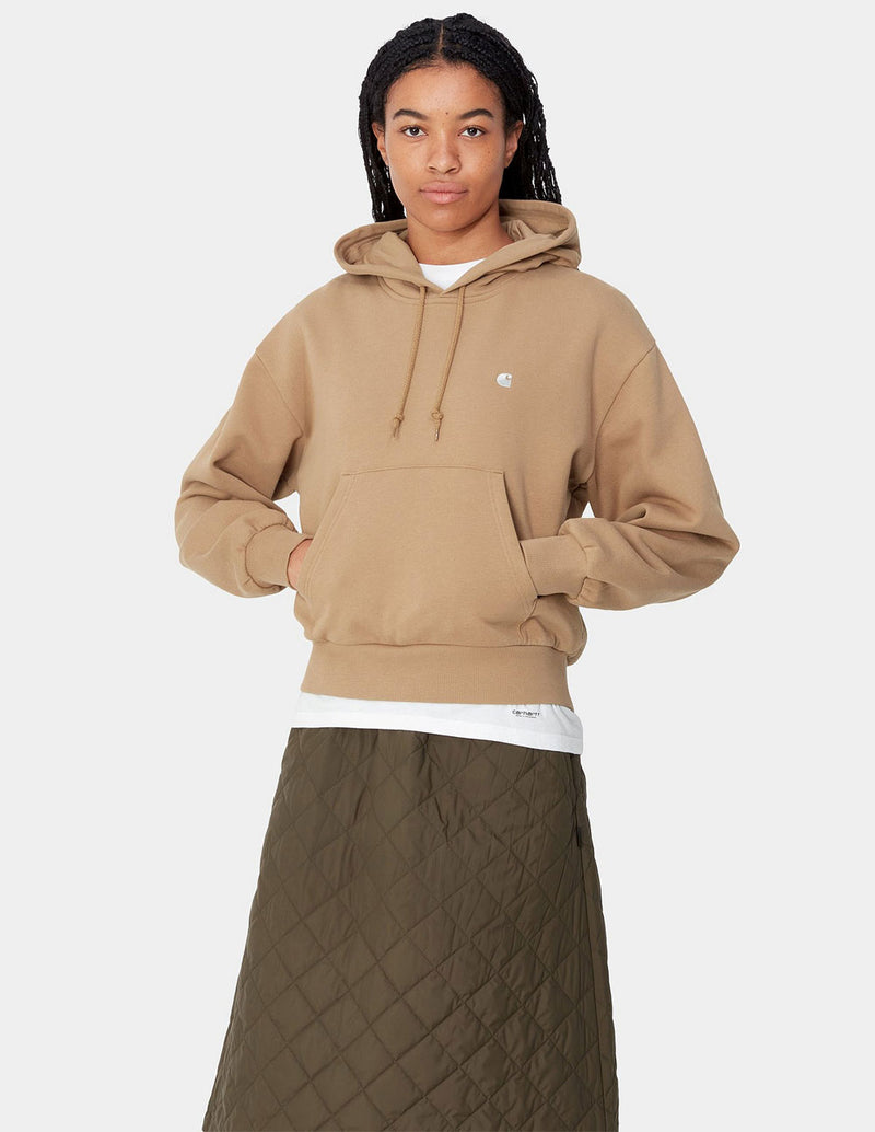 Sudadera con Capucha Carhartt WIP Casey Beige Mujer