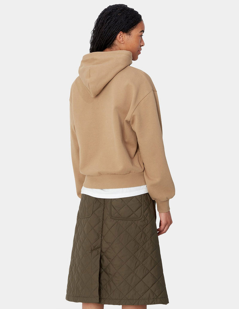 Sudadera con Capucha Carhartt WIP Casey Beige Mujer