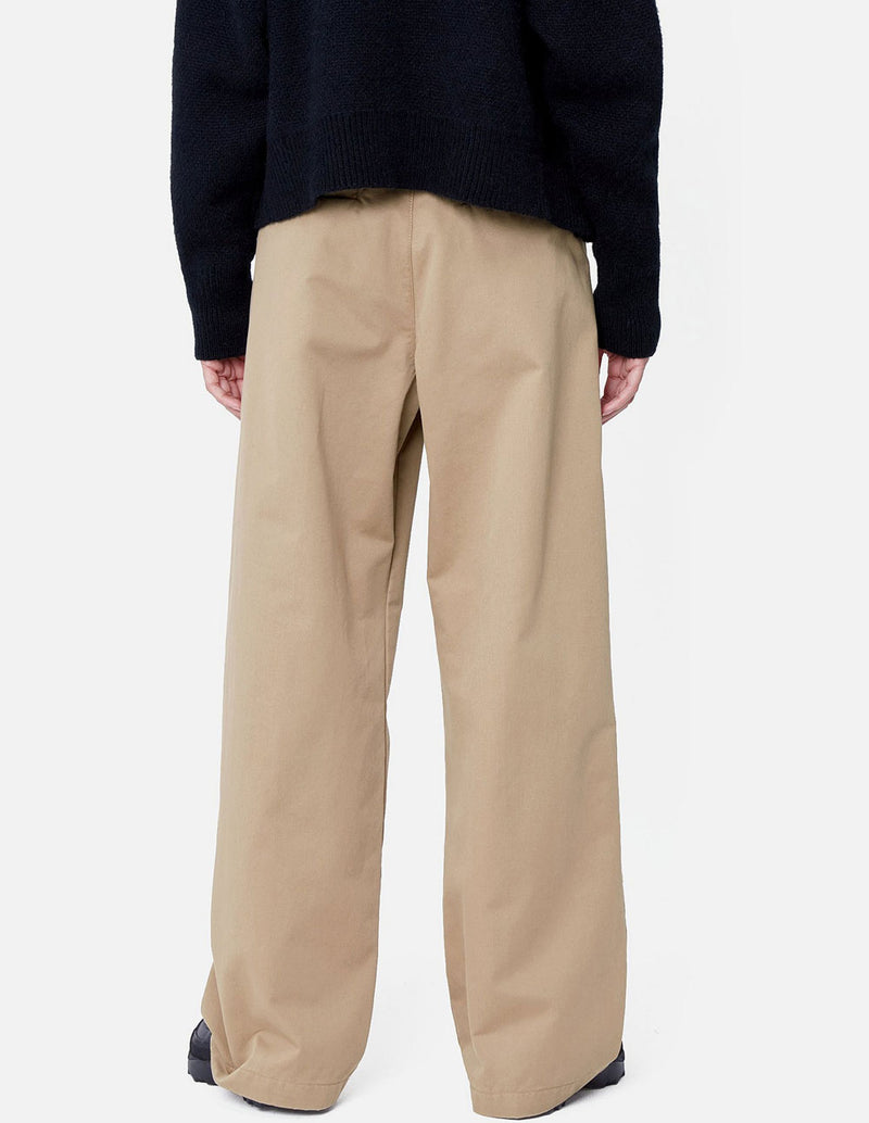 Pantalón Carhartt WIP Leola Beige Mujer