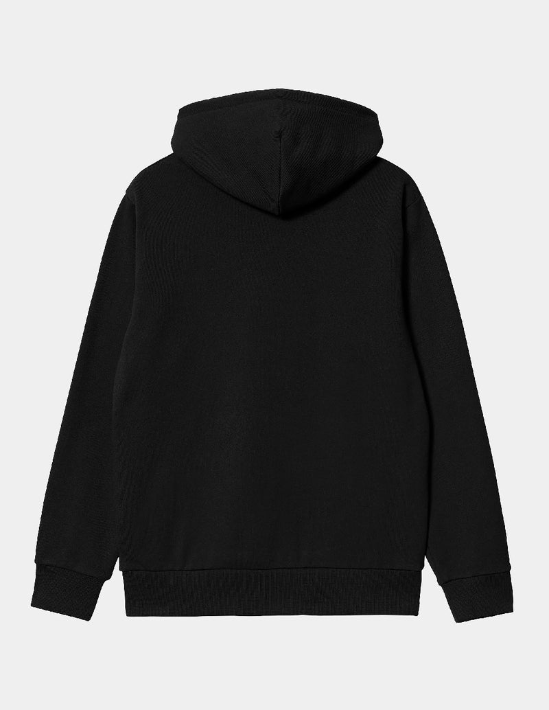 Sudadera con Capucha Carhartt WIP Script Embroidery Negra Hombre