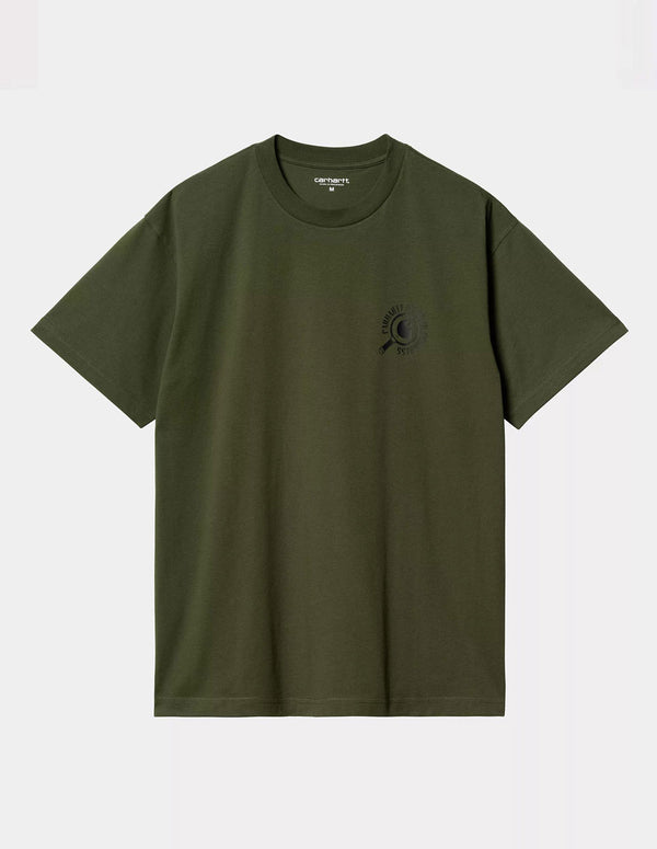 Camiseta Carhartt WIP Inspector Verde Hombre