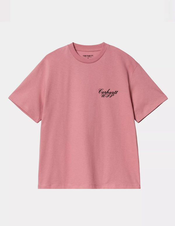 Camiseta Carhartt WIP Exchange Rosa Mujer