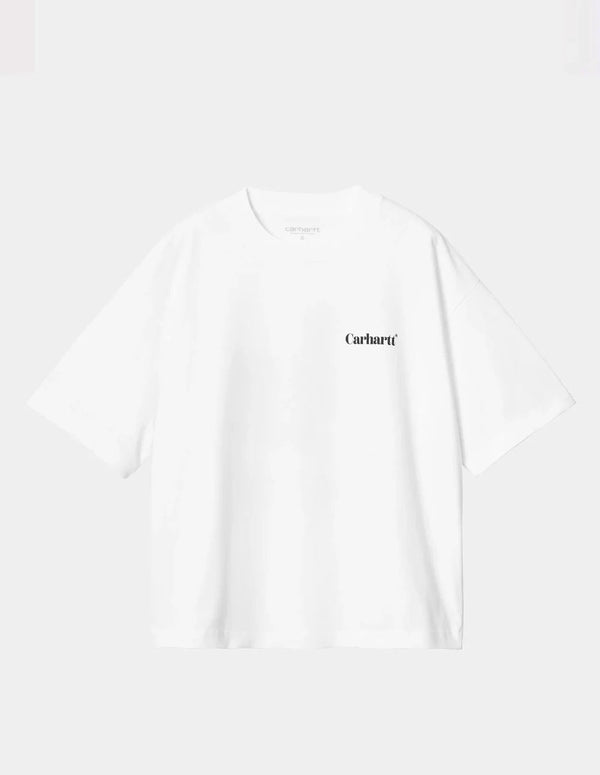 Camiseta Carhartt WIP Fold Leo Blanca  Mujer