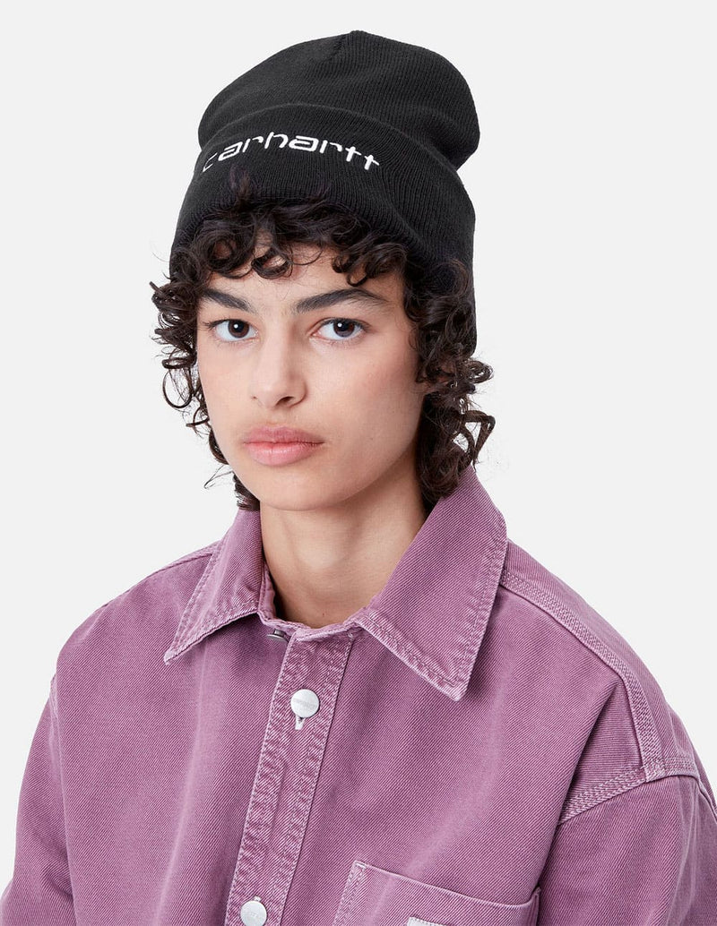 Gorro Carhartt WIP Script Negro Unisex